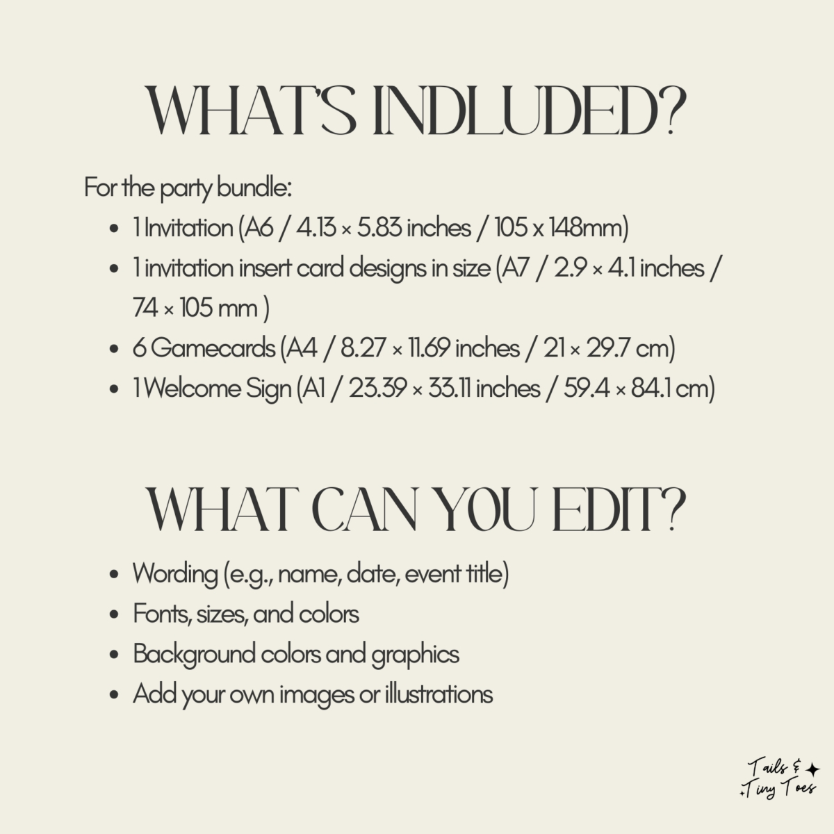 whats included bundle