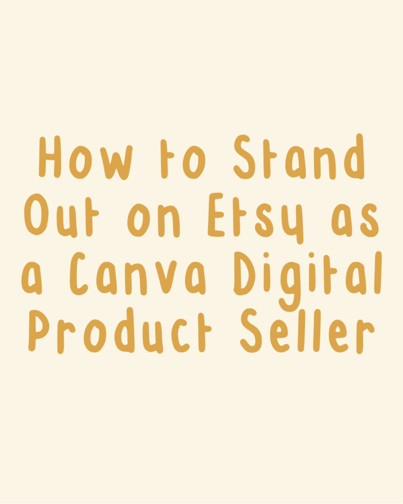 how to stand out on etsy
